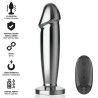 Intense - Plug Anal 10 Vibrations Gode Métallique Avec Télécommande M